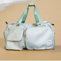 Mint Breeze Utility Duffel Bag