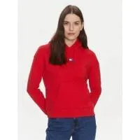 Tommy Jeans Badge hoodie red