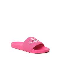 Calvin Klein Jeans bright pink slides - 36