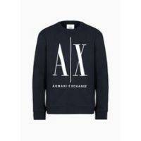 Armani exchange sweater silver logo - L