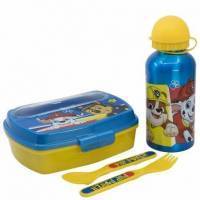 Paw Patrol Set Of Lunch Box With Cutlery + Bottle