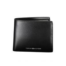 Tommy Hilfiger Black Wallet Th Modern Leather