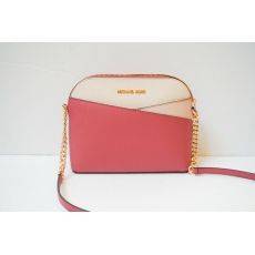Michael Kors Domed Leather  Rose Crossbody