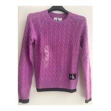 Calvin Klein smart sweater purple