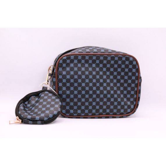Geometric Pattern Pouch Set