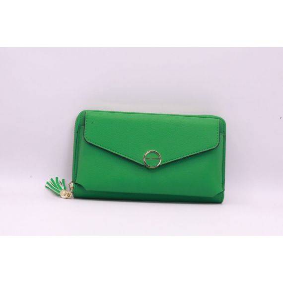 Flap Zip-Around Wallet