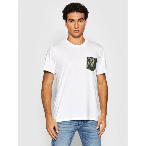 Tommy Jeans T-shirt Contrast Pocket - S