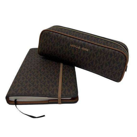 Michael Kors Notebook and Pencil Case Gift Set