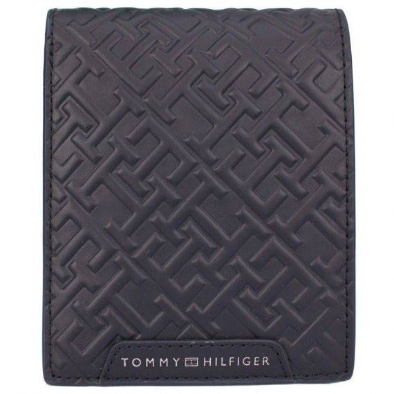 Tommy Hilfiger Wallet Blue TH monogram