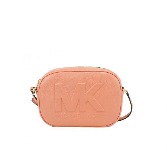 Michael Kors oval camera crossbody Sherbert