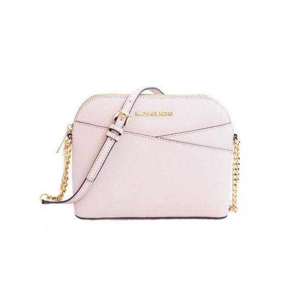 Michael Kors Domed Leather  Powder blush Crossbody