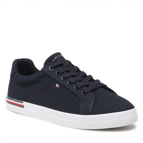 Tommy Hilfiger basic canvas navy sneakers