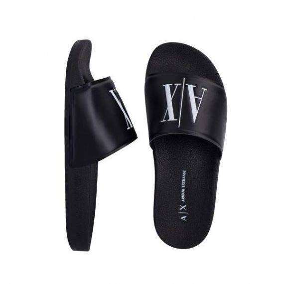 Armani Exchange Sliders Blk