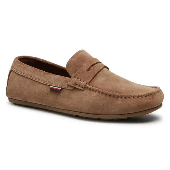 Tommy Hilfiger khaki suede