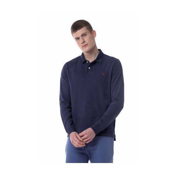 U.S POLO Long Sleeve Polo Shirt - M
