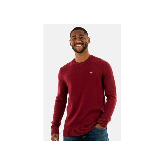 Tommy Jeans Maroon Sweater - M