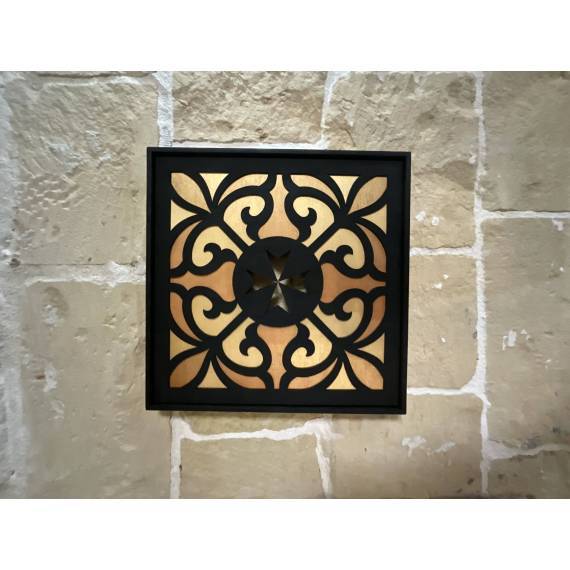 Modern style maltese cross frame tile 005 Modern style maltese cross frame tile 005