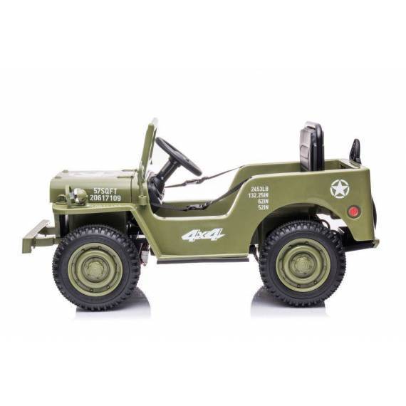 Battery Car Jh-103 Olive Green 4x4 Battery Car Jh-103 Olive Green 4x4