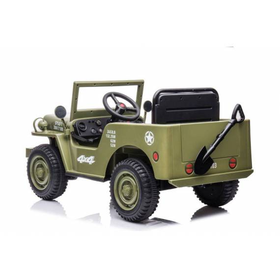 Battery Car Jh-103 Olive Green 4x4 Battery Car Jh-103 Olive Green 4x4