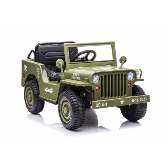 Battery Car Jh-103 Olive Green 4x4 Battery Car Jh-103 Olive Green 4x4