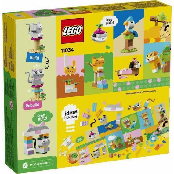 Lego Classic Bricks Creative Animals 450 Pieces 11034
