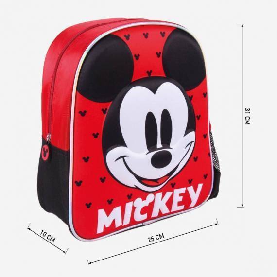 Mickey Mouse 3d Backpack For Kindergarten Cerda