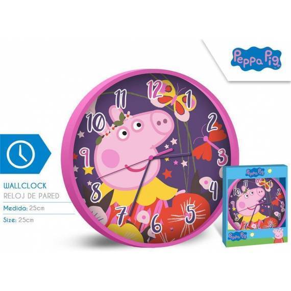 Peppa Pig Wall Clock 25 Cm