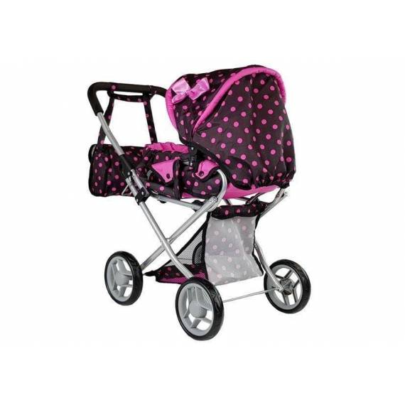 Alice Doll Pram Carrier Bag Black-pink Alice Doll Pram Carrier Bag Black-pink