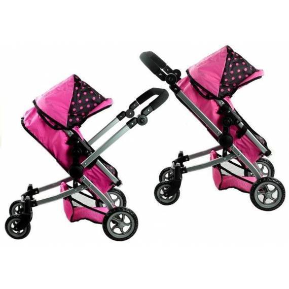 2in1 Doll Bogie And Stroller Alice - Pink 2in1 Doll Bogie And Stroller Alice - Pink