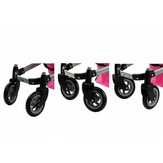 2in1 Doll Bogie And Stroller Alice - Pink 2in1 Doll Bogie And Stroller Alice - Pink