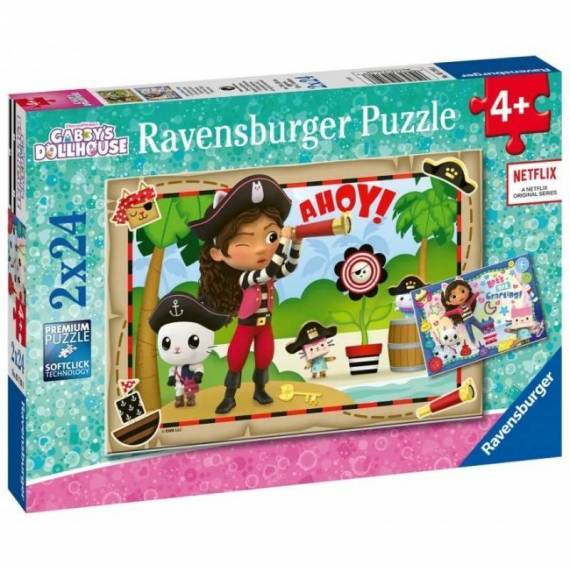 Ravensburger Puzzle Gabbys Dollhouse 2x24pc 5710