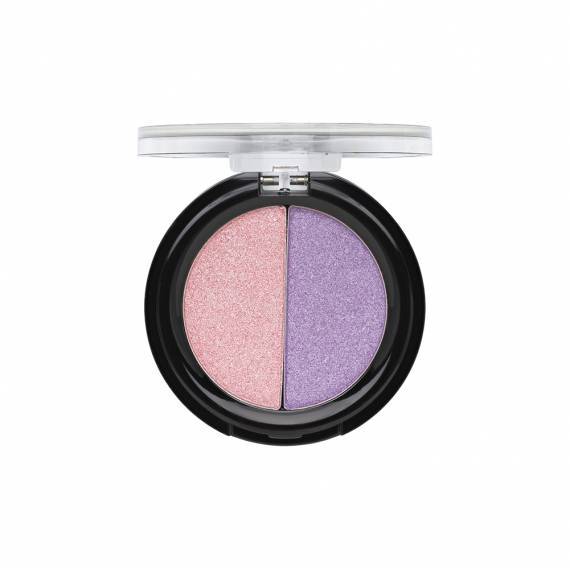 Shine Eyeshadow Powder Duo - Rose/Purple