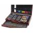 Art Set In Wooden Suitcase Crayons Pastels Paints Art Set In Wooden Suitcase Crayons Pastels Paints