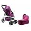 2in1 Doll Bogie And Stroller Alice - Pink With Black Dots 2in1 Doll Bogie And Stroller Alice - Pink With Black Dots